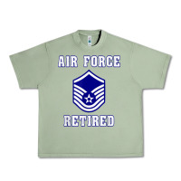 Oil Green military master sergeant air force retired t shirt Urban Heavy Tee - PixelWave