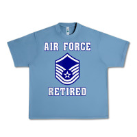 Pebble Blue military master sergeant air force retired t shirt Urban Heavy Tee - PixelWave