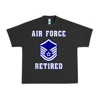 Pigment Black military master sergeant air force retired t shirt Urban Heavy Tee - PixelWave