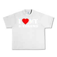 Lunar Rock I Love My Boyfriend T-Shirt Urban Heavy Tee - PixelWave