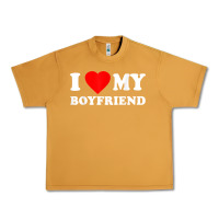 Peanut Butter I Love My Boyfriend T-Shirt Urban Heavy Tee - PixelWave