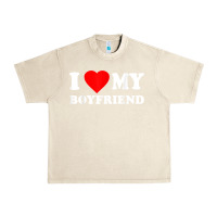 Sandshell I Love My Boyfriend T-Shirt Urban Heavy Tee - PixelWave