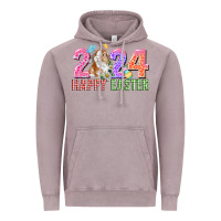 Vintage Zinc 2024 happy easter Vintage Hoodie - CowGirlArtShop