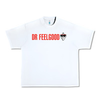White Dr. Feelgood Urban Heavy Tee - PixelWave