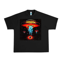 Black Boston Classic Urban Heavy Tee - PixelWave