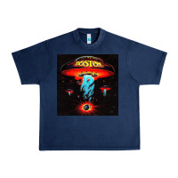 Navy Boston Classic Urban Heavy Tee - PixelWave