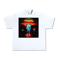 White Boston Classic Urban Heavy Tee - PixelWave