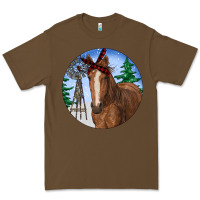 Cacao Horse Christmas Premium Tee - RanaPortraitStore