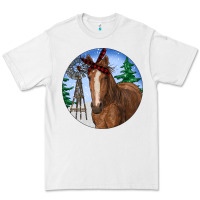 White Horse Christmas Premium Tee - RanaPortraitStore