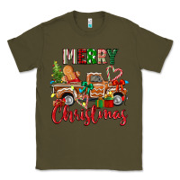 Army Green merry christmas gingerbread truck Classic Tee - texasbilliewilder