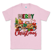 Bubblegum Pink merry christmas gingerbread truck Classic Tee - texasbilliewilder