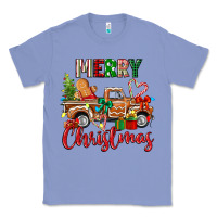 Colony Blue merry christmas gingerbread truck Classic Tee - texasbilliewilder