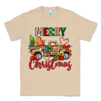 Mushroom merry christmas gingerbread truck Classic Tee - texasbilliewilder