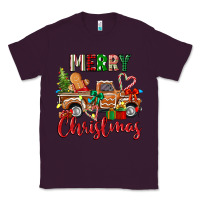 Plum merry christmas gingerbread truck Classic Tee - texasbilliewilder