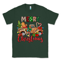 Sports Green merry christmas gingerbread truck Classic Tee - texasbilliewilder