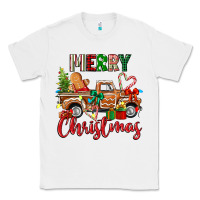 White merry christmas gingerbread truck Classic Tee - texasbilliewilder