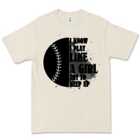 I Know I Play Like A Girl Try To Keep Up Premium Tee | Teevron