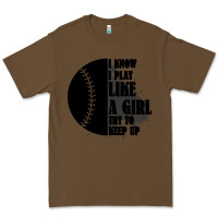 Cacao I Know I Play Like A Girl Try To Keep Up Premium Tee - Bettercallsaul