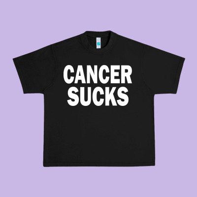 Cancer Sucks Urban Heavy Tee Designed By Pixelwave