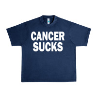 Navy cancer sucks Urban Heavy Tee - PixelWave