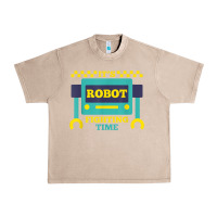 French Oak it's robot fighting time funny robotics engineer battle bots Urban Heavy Tee - PixelWave