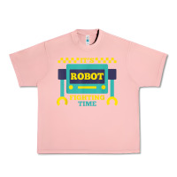 Salmon it's robot fighting time funny robotics engineer battle bots Urban Heavy Tee - PixelWave