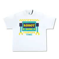 White it's robot fighting time funny robotics engineer battle bots Urban Heavy Tee - PixelWave