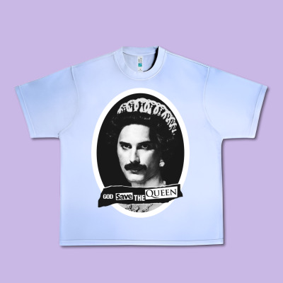 God Save The Quen King Music Urban Heavy Tee Designed By Pixelwave