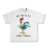 Lunar Rock Moana Hei Hei Is My Spirit Animal Portrait Urban Heavy Tee - PixelWave