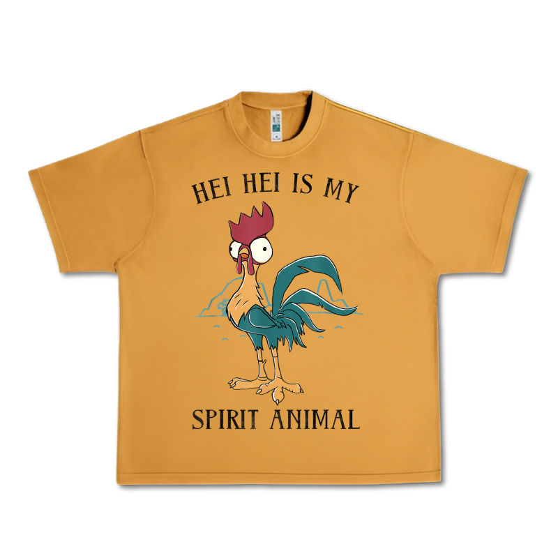 Moana Hei Hei Is My Spirit Animal Portrait Urban Heavy Tee by PixelWave | Teevron