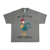Tornado Moana Hei Hei Is My Spirit Animal Portrait Urban Heavy Tee - PixelWave