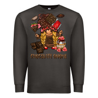 Smoke chocolate gnome Premium Sweatshirt - BarkalooDesign