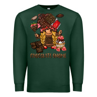 Sports Green chocolate gnome Premium Sweatshirt - BarkalooDesign