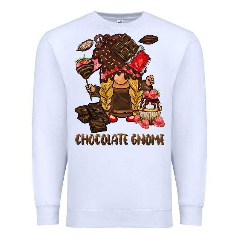 Chocolate Gnome Premium Sweatshirt by BarkalooDesign | Teevron