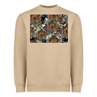 Dog Pattern Heavyweight Sweatshirt | Teevron