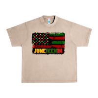 French Oak juneteenth american flag Urban Heavy Tee - CowGirlArtShop