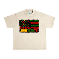 Sandshell juneteenth american flag Urban Heavy Tee - CowGirlArtShop