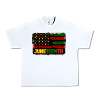 White juneteenth american flag Urban Heavy Tee - CowGirlArtShop