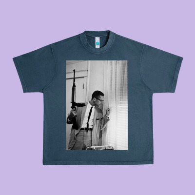 Malcolm X Urban Heavy Tee Designed By Craftify