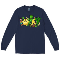 Navy lucky pet  St. Patrick's Long Sleeve Tee - HowdyJamesFarm