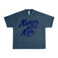 Midnight Navy hater gonna hate Urban Heavy Tee - Craftify