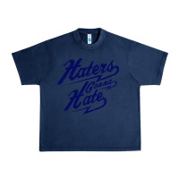 Navy hater gonna hate Urban Heavy Tee - Craftify