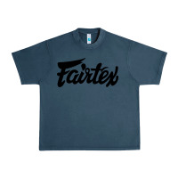 Midnight Navy Fairtex Combat Sport Style Black Urban Heavy Tee - Craftify