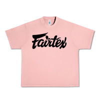 Salmon Fairtex Combat Sport Style Black Urban Heavy Tee - Craftify