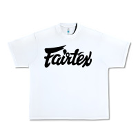 White Fairtex Combat Sport Style Black Urban Heavy Tee - Craftify