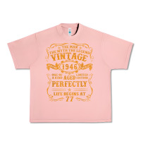 Vintage 1946 The Man Myth Legend 77 Year Old Birthday Gifts Urban Heavy Tee | Teevron