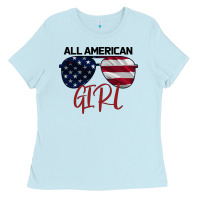 Baby Blue All American Girl Ladies Tee - Bettercallsaul