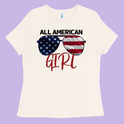 All American Girl Ladies Tee Designed By Bettercallsaul