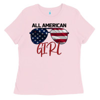 Bubblegum Pink All American Girl Ladies Tee - Bettercallsaul