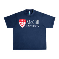 Navy mcgill university Urban Heavy Tee - Craftify